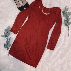 Midi long sleeve dress
